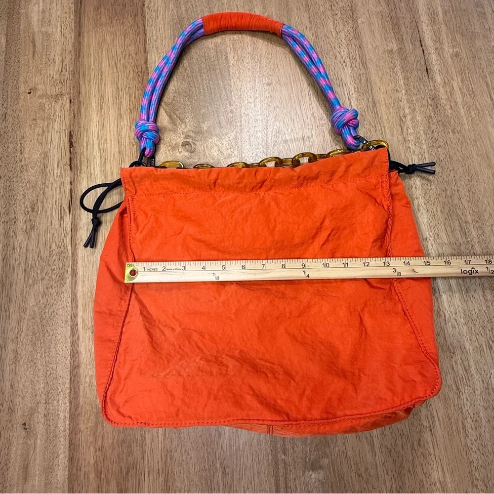 Rotunda Sant Hobo Bag- Orange - Picture 3 of 15